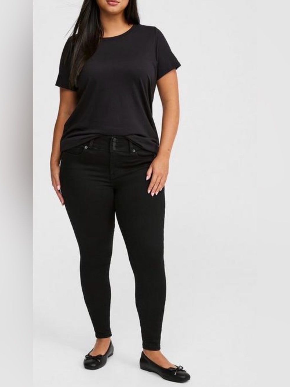 torrid Black Skinny High-Rise Jeans